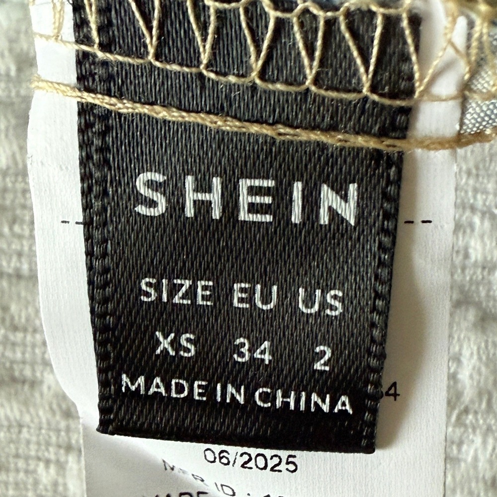 SHEIN Tropical Palm Tree Maxi Dress Halter Neck Resort Wear Size‎ XS - Picture 7 of 7